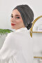 Winter Rose Bonnet,Anthracite,B-21O - 5