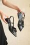 Women's Trom Bowtie Detail Short Heeled Shoes - Black-Patent Leather