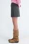 Belted Mini Skirt E02829 - 4