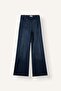 Straight Wide High Waist Straight and Wide Leg Jean Trousers I9331Ax26Wn - 7