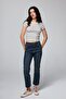Crop Flare Fit Mid Waist Short Bell-Bottom Jean Pants G2217Ax25Wn - 2