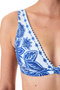 Giana Deep V-Neck Floral Bikini Top - 4