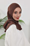 Women's Ready-To-Wear Bonnet with Winter Hood and Closure Feature, Brown, B-89O - 6