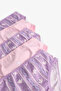Girl's Pink Sleepycorn Unicorn Patterned 5-Piece Slip Panties - 4