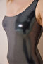 Faylinn One Shoulder Shiny Silver Swimsuit - Gamze Erçel Collection - 3