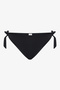 Black Brazilian Low Waist Brazilian Bikini Bottom - 4