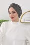 Stylish and Useful Winter Hat, Anthracite, B-68O - 7