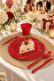 10-Piece Luxury Hard Plastic Party Birthday Presentation Invitation Engagement Promise Plate Cup Fork Spoon Knife Set - 6