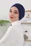 Winter Easy-To-Use Cap, Navy Blue, B-49O - 7