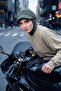 Winter Hijab Cap with Removable Visor, Khaki, B-82O