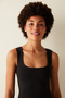 Square Neck Black Top - 3