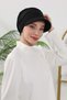 Winter Visor Hat, Black, B-73O - 9