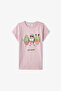 Girl's Yellow Avo-Cardio Short Sleeve 2-Piece Pajama Set - 5