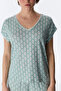Green Alia Capri Floral Short Sleeve Pajama Set - 3