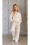 Fleece-Lined Set of Detailed Dress for Girls