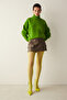 Fashion Yellow Fishnet Pantyhose - 2