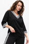 Plus Size Osho Modal Fabric Striped Suit |   Sports Stylish Comfortable Tracksuit Set M-6Xl - 3