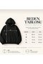 Lover Couple Combination Printed 2-Piece Cotton 3 Thread K Hooded O Oversized Sweatshirt - 3