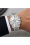 Original Japanese Functions Active Men's Wristwatch 3 Atm Waterproof Silver Color Steel Band+Surprise Gift