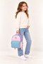 Three Pastel Colored Children's Backpacks, Pink Lilac Blue Girls' Backpack, Girls' School Bag - 5
