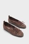 Peggie Round Toe Stone Babet