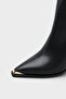Cathrin Pointed Toe Thick Heeled Zippered Metal Toe Women's Stylish Boots - 4