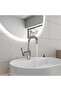 Adell Lento Swan Sink Faucet - Polished Chrome 3/8 - 4