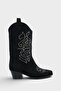 Women's Lepic Cowboy Boots - Black - 5