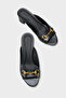 Melloney Medium Heeled Women's Slippers with Metal Buckle and Single Strap - 2