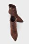 Isabella Buckle Pointed Toe Stylish Women's Heeled Boots - 2
