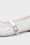 Norean Lace Mesh Embroidered Women's Ballerinas - 5