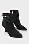 Isabella Buckle Pointed Toe Stylish Women's Heeled Boots - 2