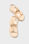Cortney Women's Sandals with Wedge Heels and Double Strap Buckle - 5