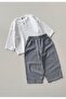 Muslin Sweatshirt Set 2-8 Years Off-White - 2