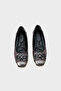 Agnes Stylish Babet with Metallic Toe and Stone Buckle - 5