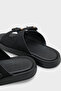 Madelene Flat-Toe Meal Two-Buckle Flat Heeled Women's Slippers - 5