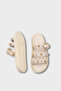 Nollie Round Toe Lu Metal-Accented Women Slipper - 4