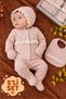 Baby Turp Camisole with Guipure Detail and Dragonfly Embroidery, Boxed Set of 5 for Girls, Newborn Hospital Discharge Set