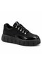 Bt 600 Charcoal Black Suede Black High Sole Men's Casual Sneaker