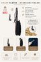 Wooden Brush 25 cm Clothes, Shoes Brush Black Antique Color 1 Piece