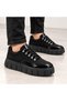 Bt 600 Charcoal Black Suede Black High Sole Men's Casual Sneaker - 5
