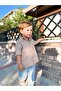 Baby Boy Poti Checked Cotton Shirt - 3