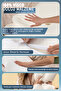 Nova Visco Pillow Orthopedic Neck Support Memory Foam Ergonomic Pillow White 62X42X13/10Cm - 3