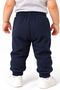 Boy's Bottom Sweatpants Gamer Colorful Printed Navy Blue - 3