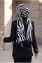 Women's Luxury Medina Silk Shawl Gray-3 - 7