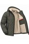 Plush Inside Men's Coat - 2