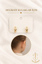 Steel Children's Earrings - Clip-On (Non-Pierced) - Rabbit Model - for Non-Pierced Ears - 2