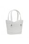 Small Eva Tote Shoulder Bag - Width: 27 Cm, Height: 21 Cm, Depth: 11 cm Czfb0001-Whitewhite - 4