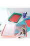 Colour Breeze presentation folder, PP, A4, 40 coral sheets - 3