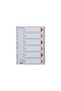 Separatoare index din plastic 1-6